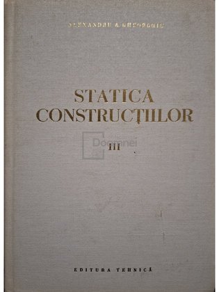 Statica construcțiilor, vol. 3