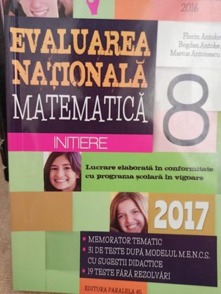 Evaluarea nationala matematica, clasa a VIIIa