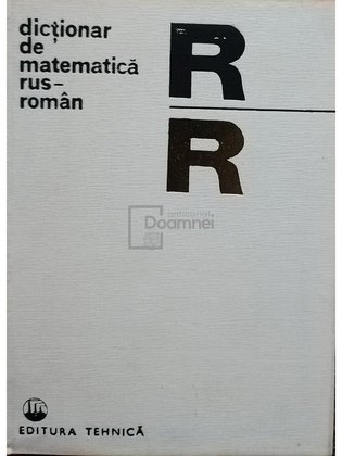Dictionar de matematica rus - roman
