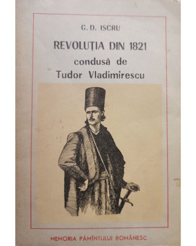 Revolutia din 1821 condusa de Tudor Vladimirescu