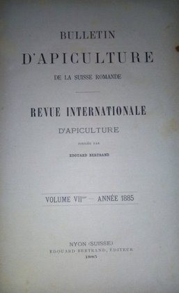 Revue internationale d'apiculture volumul 7