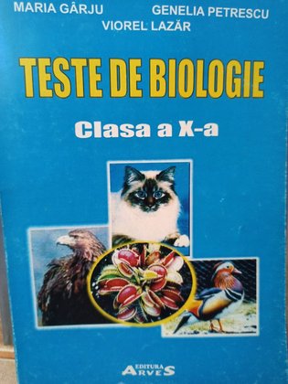 Teste de biologie clasa a Xa