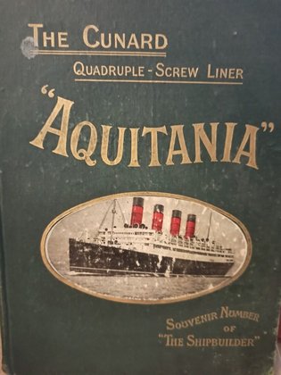 Screw Liner Aquitania - Souvenir number of The Shipbuilder