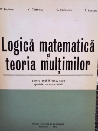 Logica matematica si teoria multimilor