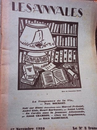 Les annales politiques et litteraires, nr. 3, 1 Novembre 1929