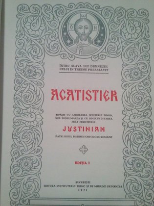 Acatistier editia 1