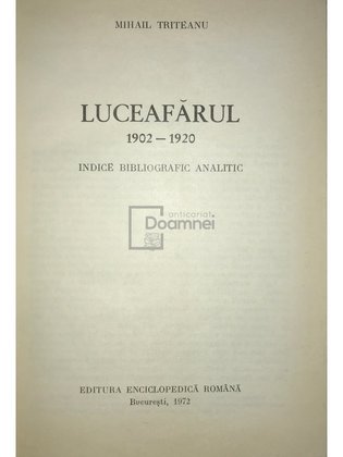 Luceafarul - Bibliografie