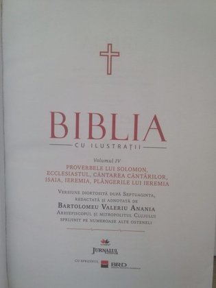 Biblia cu ilustratii, volumul IV