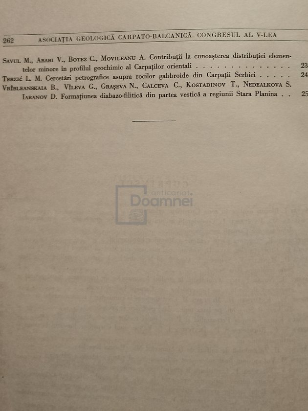 Comunicari stiintifice, Sectia I : Mineralogie-Petrografie. Vol. II