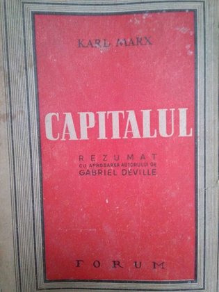 Capitalul, rezumat cu aprobarea autorului de Gabriel Deville