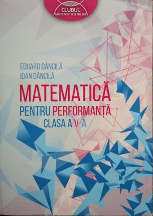 Matematica pentru performanta, clasa a V-a