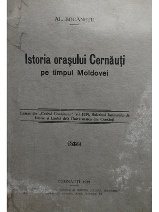 Istoria orasului Cernauti pe timpul Moldovei