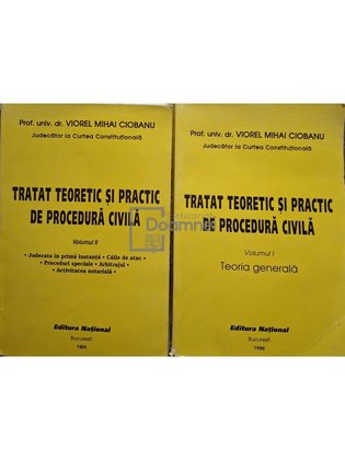 Tratat teoretic si practic de procedura civila, 2 vol.