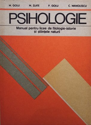 Psihologie - Manual pentru licee de filologieistorie si stiintele naturii