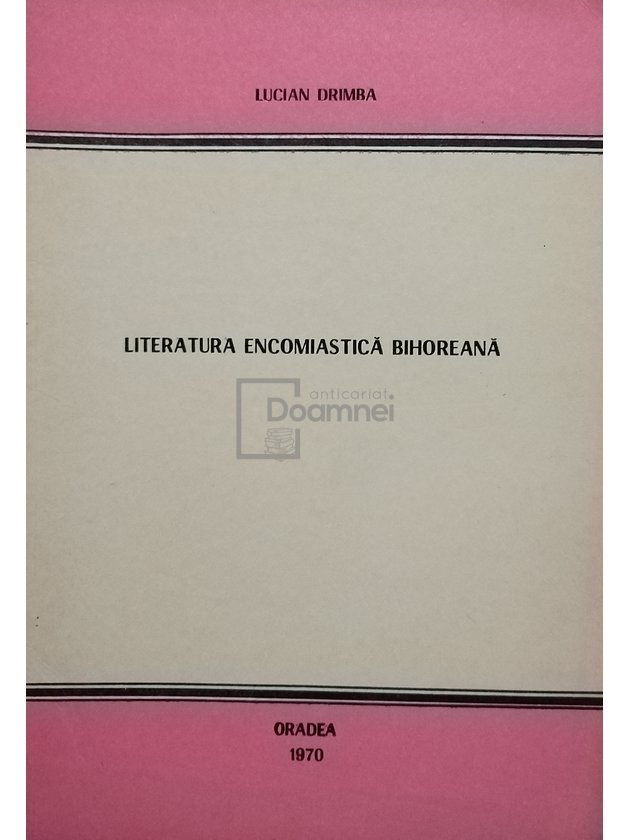 Literatura encomiastica bihoreana (semnata)