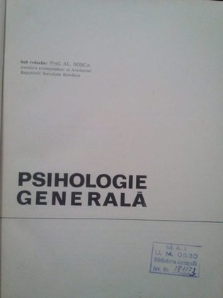 Psihologie generala