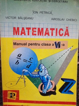 Matematica. Manual pentru clasa a VIa