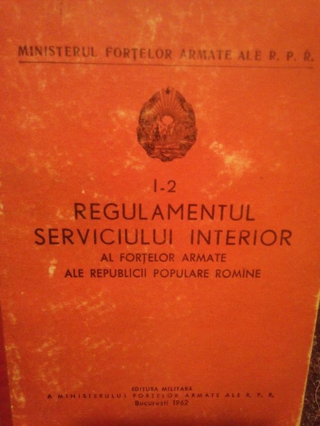 Regulamentul serviciului interior al fortelor armate ale Republicii Populare Romane