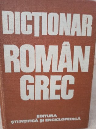 Dictionar roman - grec