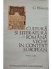 Cultura si literatura romana veche in context european
