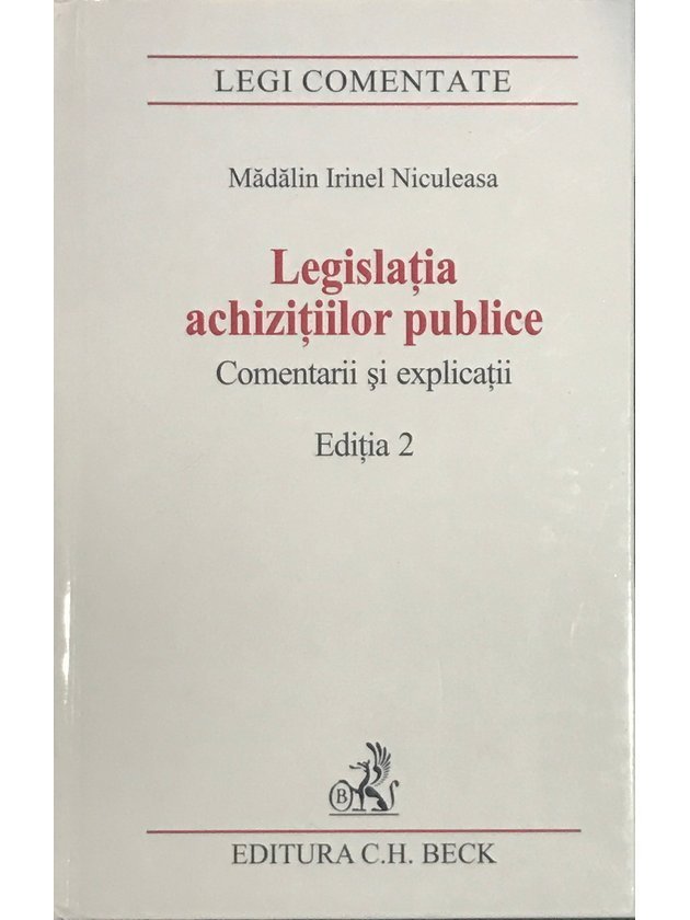 Legislatia achizitiilor publice - editia 2