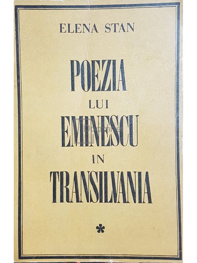 Poezia lui Eminescu în Transilvania, vol. 1