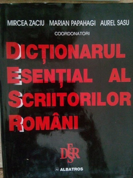 Dictionarul esential al scriitorilor romani