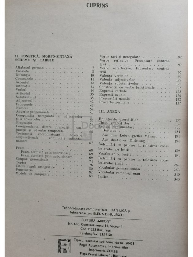 Limba germană - Curs practic, 2 vol.