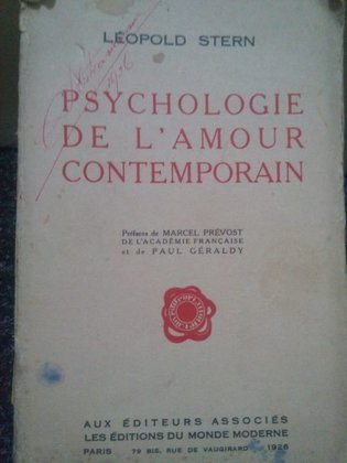 Psychologie de l'amour contemporain