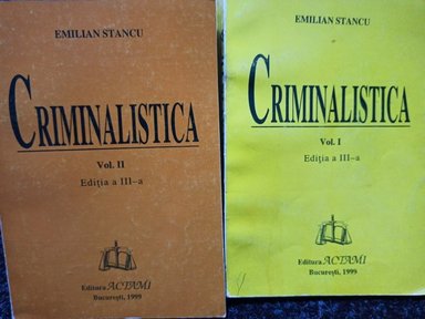 Criminalistica, 2 vol.