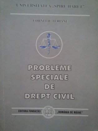 Probleme speciale de drept civil
