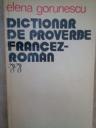 Dictionar de proverbe francez-roman