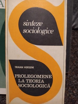 Prolegomene la teoria sociologica