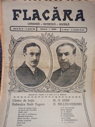 Revista Flacara, anul III, nr. 26, 12 Aprilie 1914
