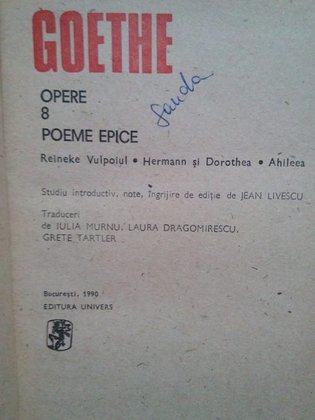 Opere vol. 8 poeme epice