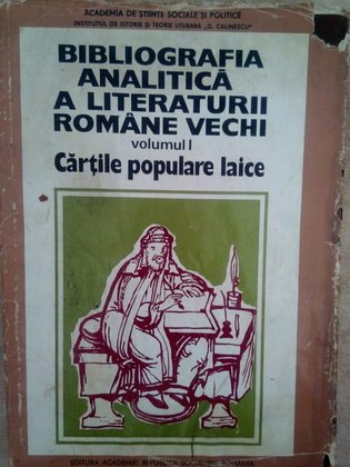 Bibliografia analitica a literaturii romane vechi, vol. I