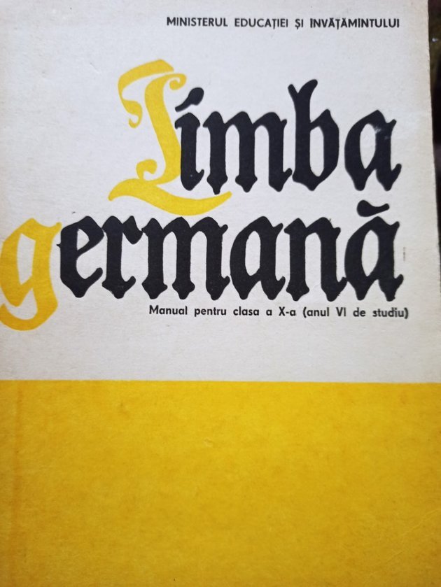 Limba germana - Manual pentru clasa a Xa (anul VI de studiu)
