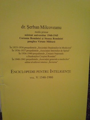 Enciclopedie pentru inteligente, vol. V: 1548 1980