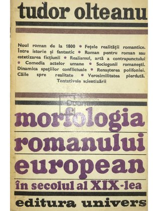 Morfologia romanului european în secolul al XIX-lea