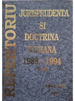 Jurisprudenta si doctrina romana 1989 - 1994, vol. 2