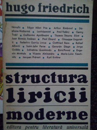 Structura liricii moderne