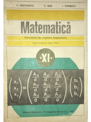 Matematică - Manual pentru clasa a XI-a