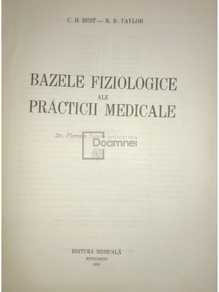 Bazele fiziologice ale practicii medicale