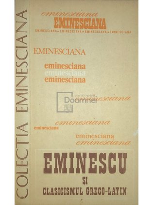 Eminescu și clasicismul greco-latin
