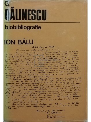 G. Calinescu - Biobibliografie
