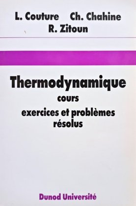 Thermodynamique cours exercices et problemes resolus