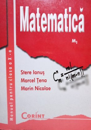 Matematica - Manual pentru clasa a Xa