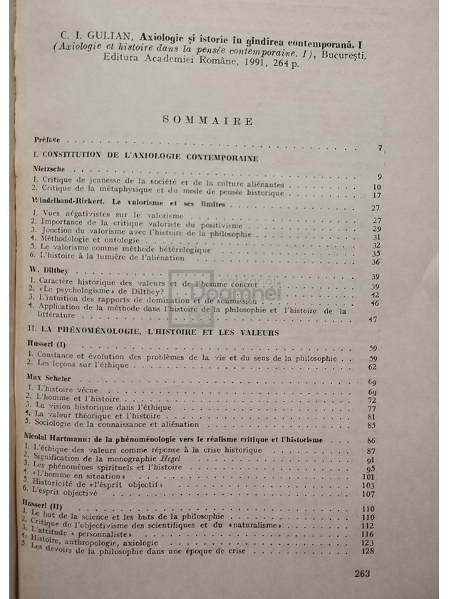 Axiologie si istorie in gandirea contemporana, vol. 1