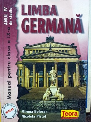 Limba germana. Manual pentru clasa a IXa