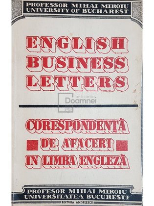 English business letters - Corespondenta de afaceri in limba engleza